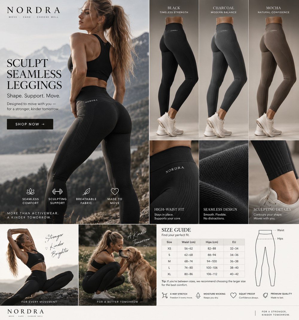 ERVALO SCULPT Seamless Leggings